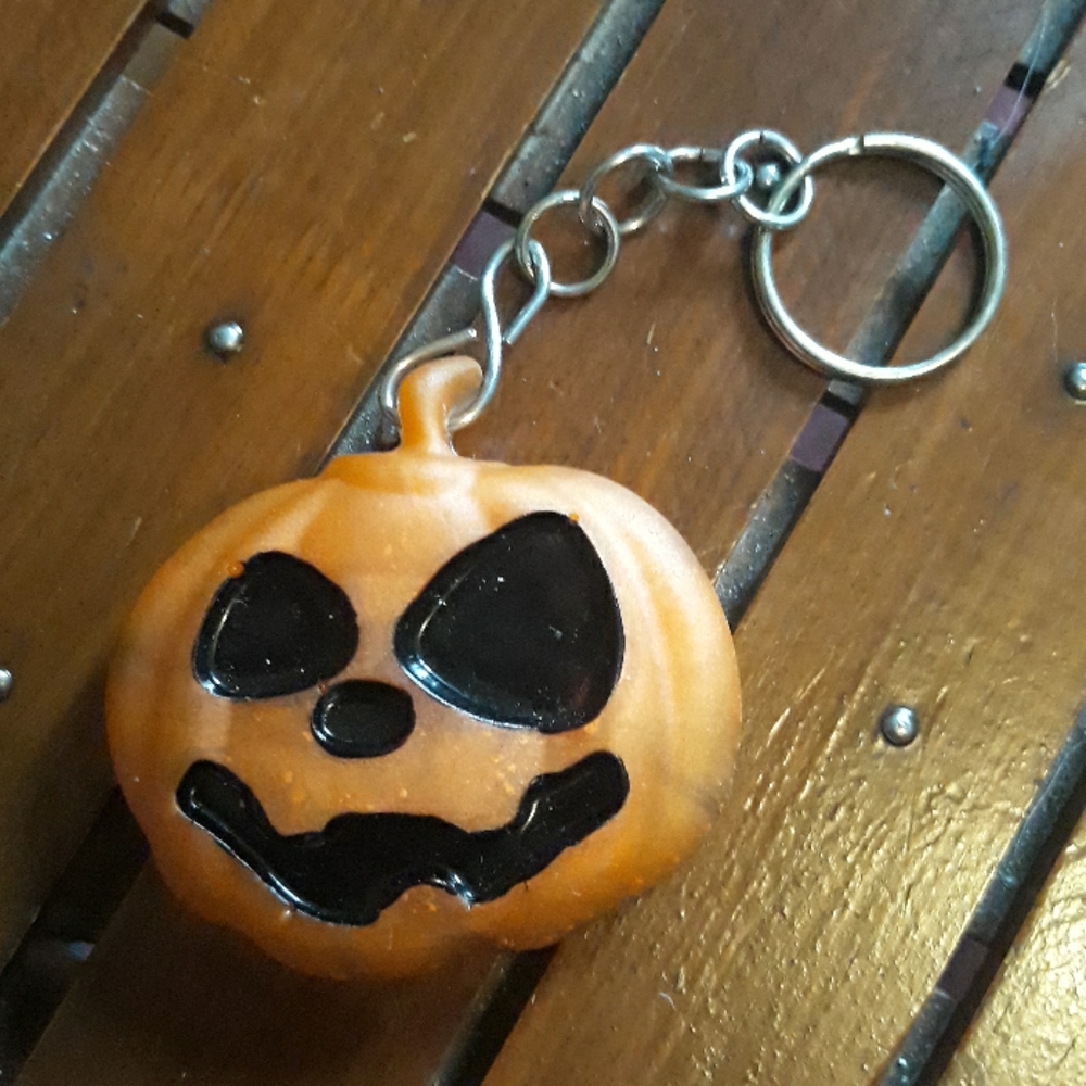 Pumpkin keychain